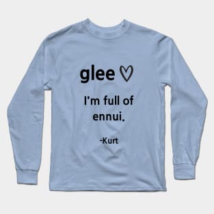 Glee /Kurt Long Sleeve T-Shirt